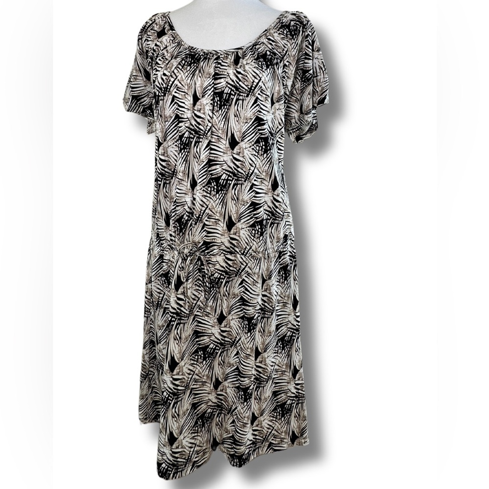 Kim Rogers Printed Cinched waist mini Dress